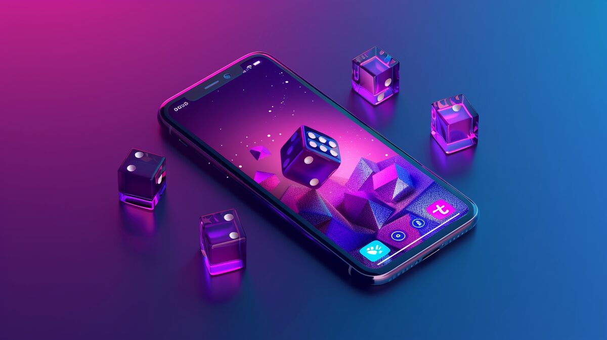 Aplicativo de apostas em smartphone